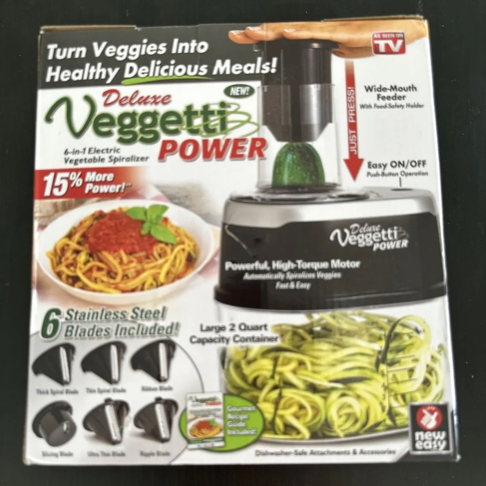 ONTEL Veggetti Power 6-in-1 Electric Spiralizer